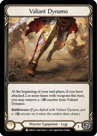 Valiant Dynamo (MON107) Unlimited Edition Rainbow Foil - Monarch