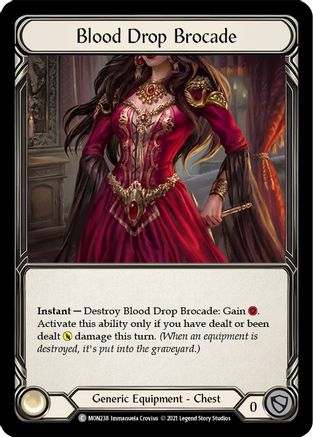 Blood Drop Brocade (MON238) (1st Edition) - Monarch