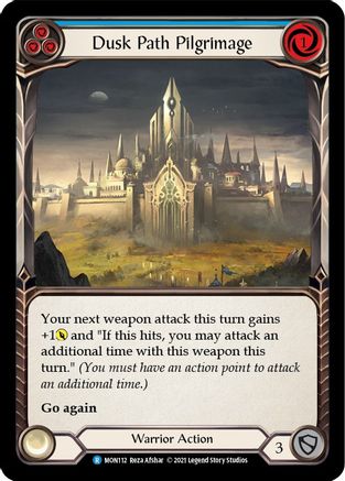Dusk Path Pilgrimage (Blue) 1st Edition  (MON112) - Monarch