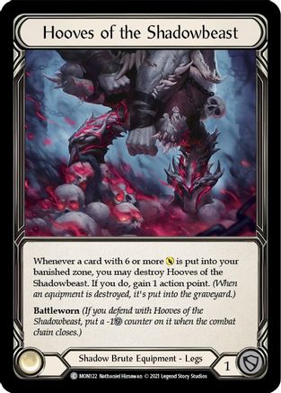 Hooves of the Shadowbeast (MON122) (Unlimited Edition) - Monarch