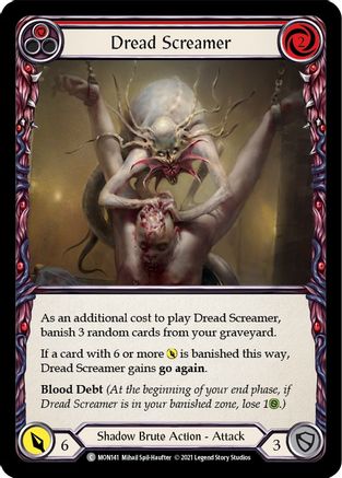 Dread Screamer (Red) (MON141) - Monarch Unlimited Edition | Silver Goblin