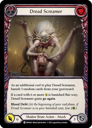 Dread Screamer (Red) (MON141) (1st Edition) - Monarch