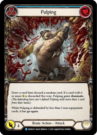 Pulping (Blue) (MON225) (Unlimited Edition) Rainbow Foil - Monarch
