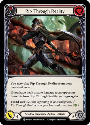 Rip Through Reality (Red) (MON180) (Unlimited Edition) - Monarch