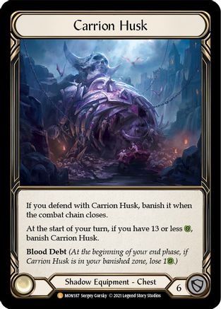 Carrion Husk (MON187) (1st Edition) Cold Foil - Monarch