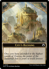 Elephant // City's Blessing Double-Sided Token [March of the Machine Commander Tokens] | Silver Goblin