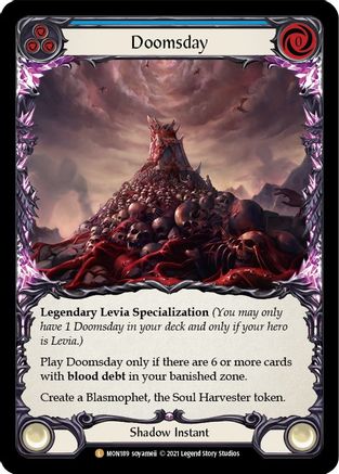 Doomsday (MON189) (1st Edition) Cold Foil - Monarch