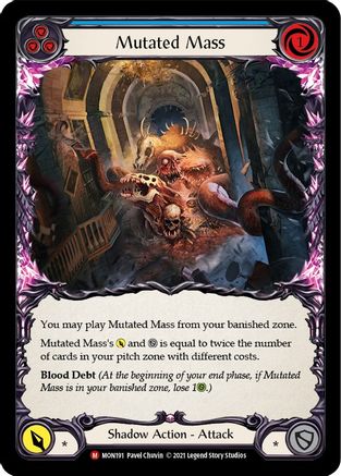 Mutated Mass (MON191) 1st Edition Rainbow Foil - Monarch