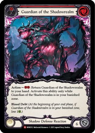 Guardian of the Shadowrealm (MON192) (Unlimited Edition) Rainbow Foil - Monarch
