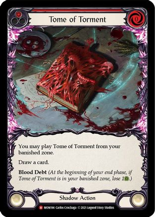 Tome of Torment (MON194) (1st Edition) Rainbow Foil - Monarch