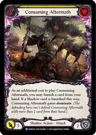 Consuming Aftermath (Yellow) 1st Edition  (MON196) - Monarch