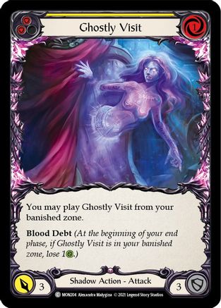 Ghostly Visit (Yellow) (MON204) (1st Edition) - Monarch