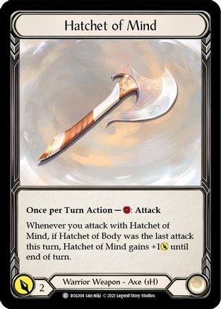 Hatchet of Mind (BOL004) - Blitz Deck: Monarch - Boltyn