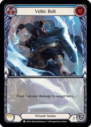 Voltic Bolt (Blue) (LGS043) Rainbow Foil - FaB Promos