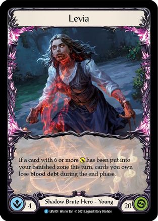 Levia (LEV001) (Unlimited Edition) Rainbow Foil - Blitz Deck: Monarch - Levia