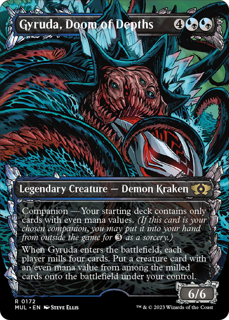 Gyruda, Doom of Depths (Halo Foil) [Multiverse Legends] | Silver Goblin