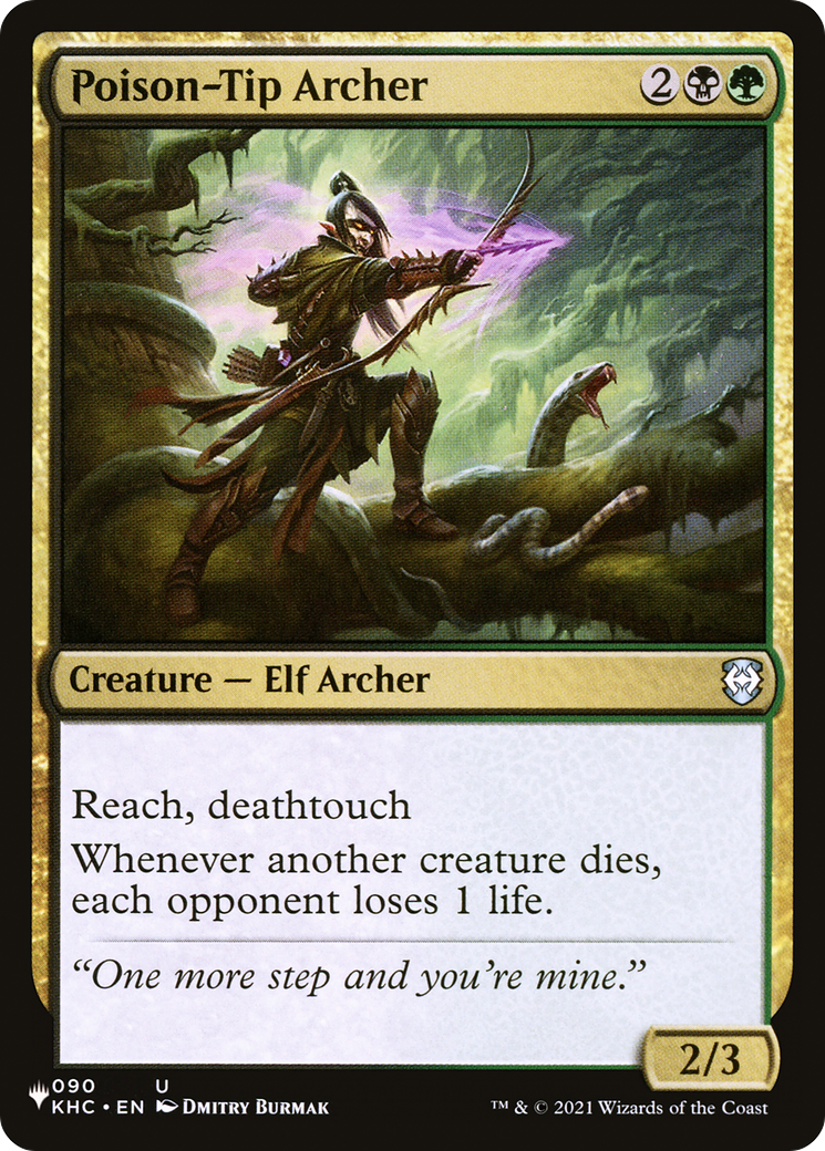 Poison-Tip Archer (KHC-90) - The List