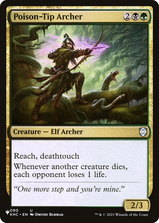 Poison-Tip Archer (KHC-90) - The List