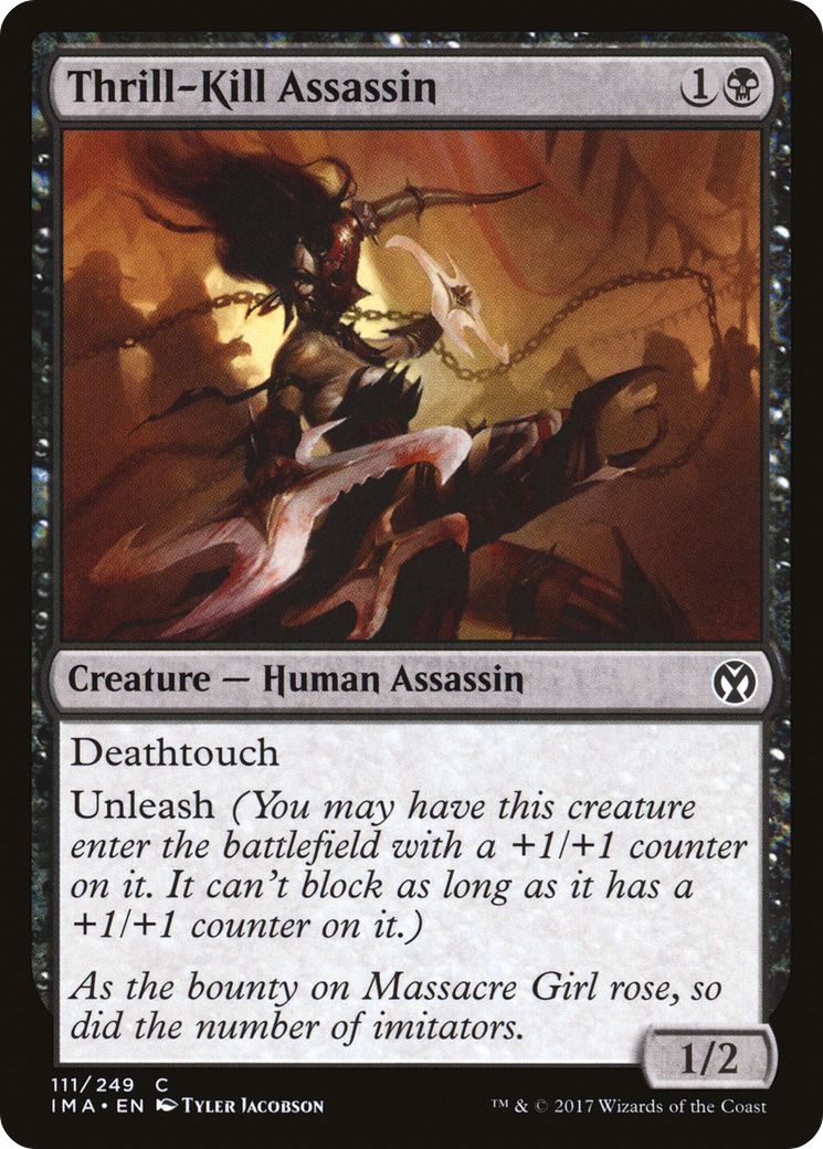 Thrill-Kill Assassin (111) Foil - Iconic Masters