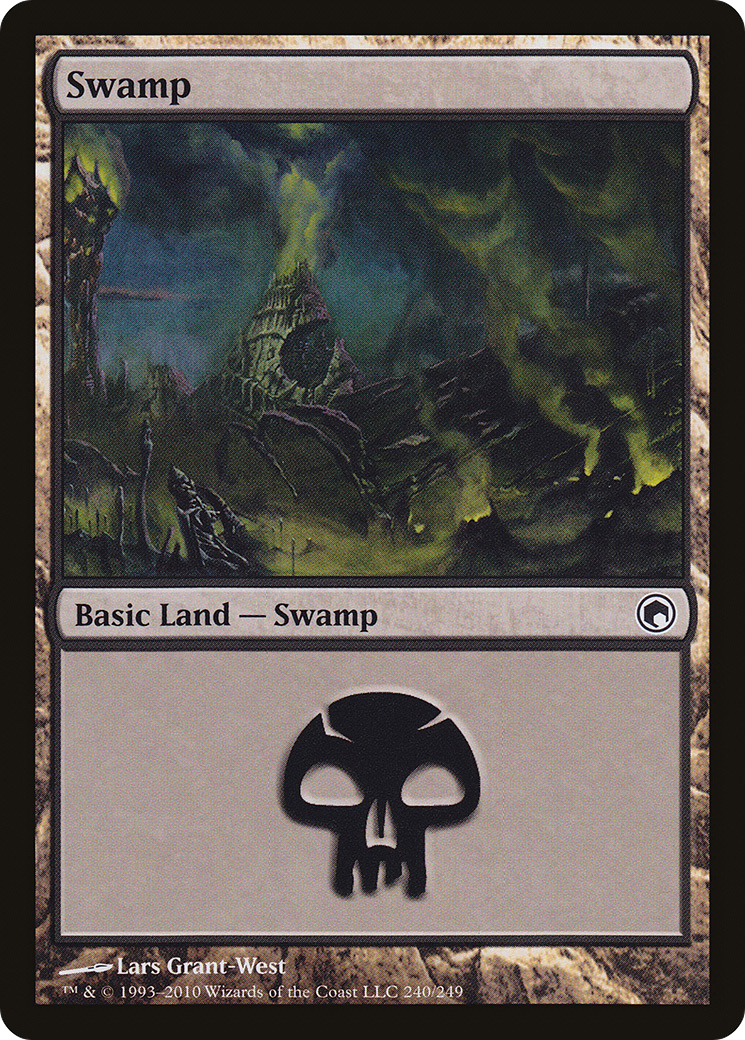 Swamp (240) - Scars of Mirrodin