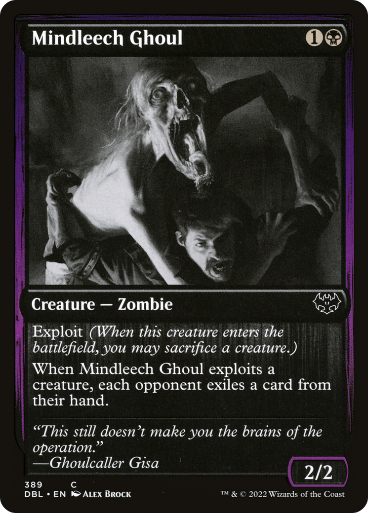 Mindleech Ghoul (389) Foil - Innistrad: Double Feature