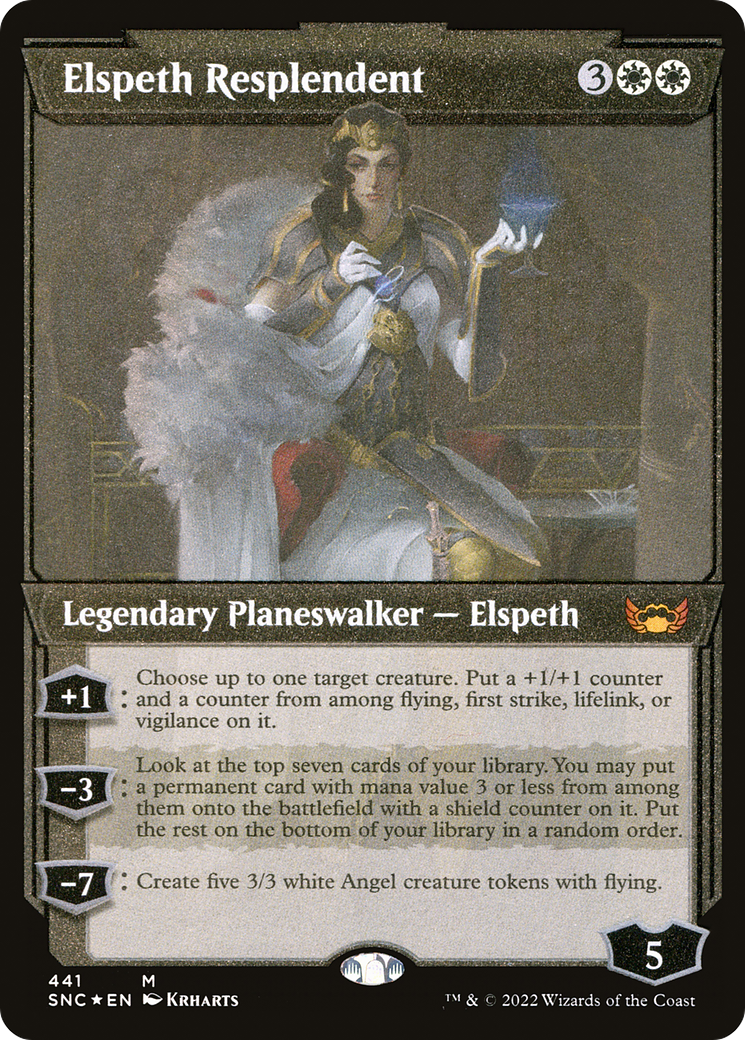 Elspeth Resplendent (Showcase) (441) Etched - Streets of New Capenna