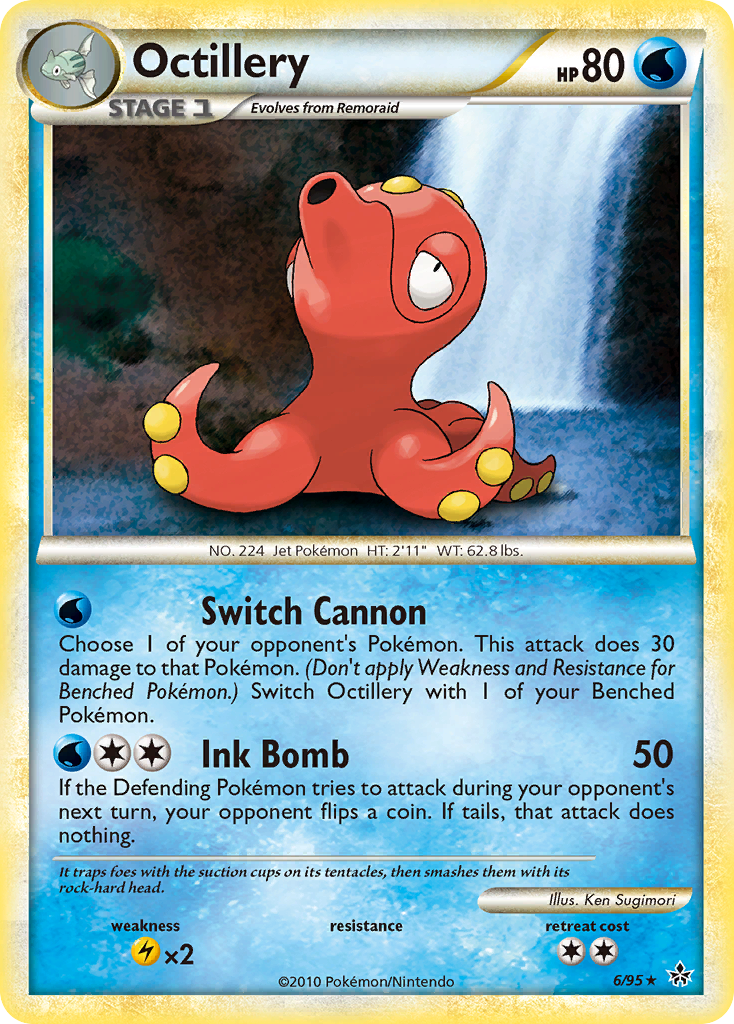 Octillery (6/95) [HeartGold & SoulSilver: Unleashed] | Silver Goblin