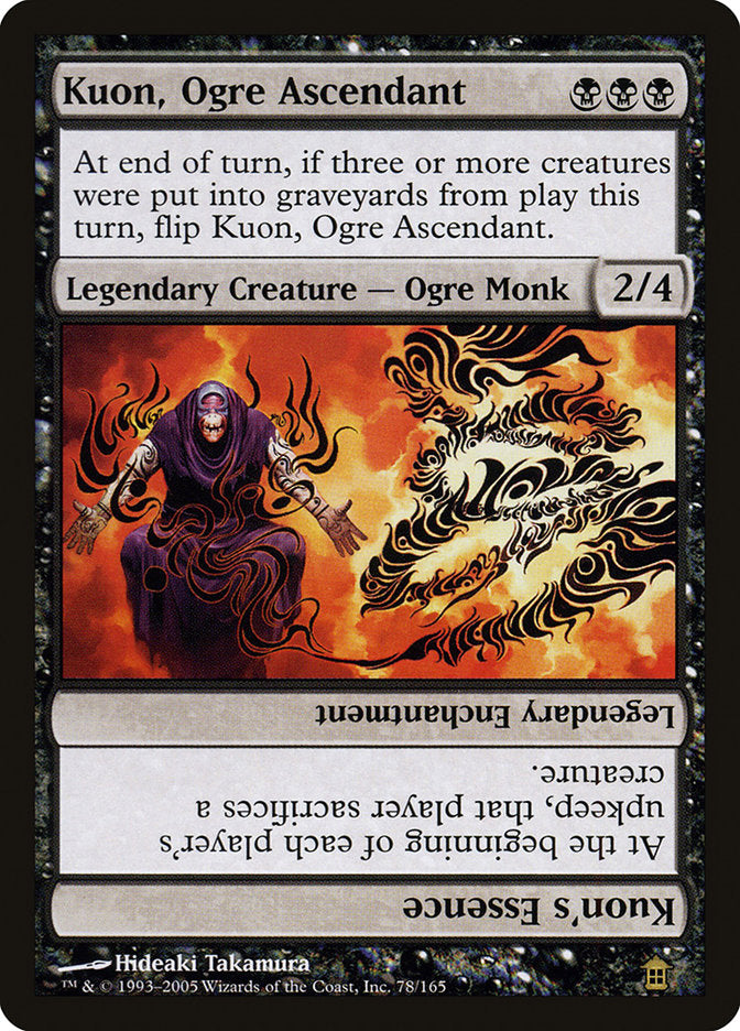 Kuon, Ogre Ascendant // Kuon's Essence [Saviors of Kamigawa] | Silver Goblin