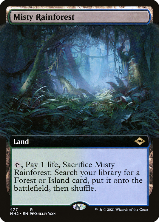 Misty Rainforest (Extended Art) (477) - Modern Horizons 2