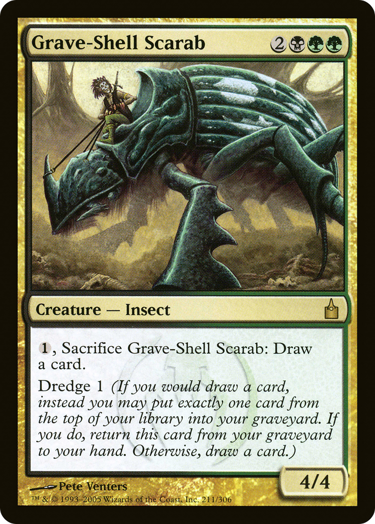 Grave-Shell Scarab (211) - Ravnica: City of Guilds
