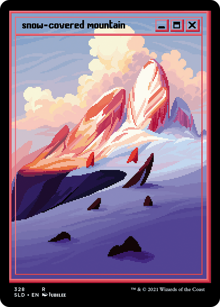 Snow-Covered Mountain (328) Foil - Secret Lair Drop