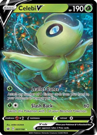 Celebi V (7) Holofoil - Chilling Reign