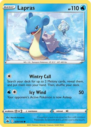 Lapras (29) - Chilling Reign