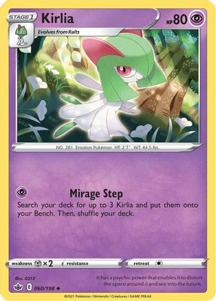 Kirlia (60) - SWSH06 Chilling Reign
