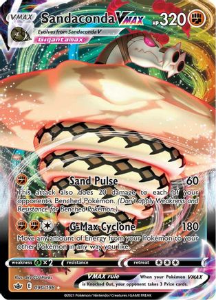 Sandaconda VMAX (90) Holofoil - Chilling Reign