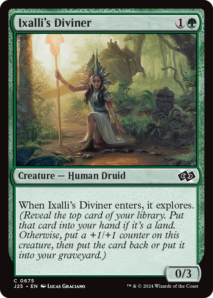 Ixalli's Diviner [Foundations Jumpstart] | Silver Goblin