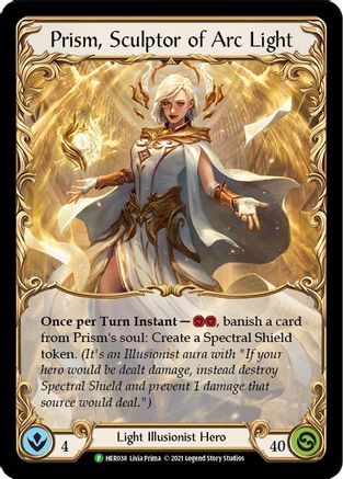 Prism, Sculptor of Arc Light (HER038) (Unlimited Edition) Rainbow Foil - FaB Promos
