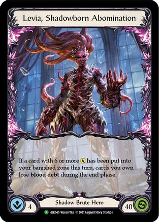 Levia, Shadowborn Abominationn (HER040) (Unlimited Edition) Rainbow Foil - FaB Promos