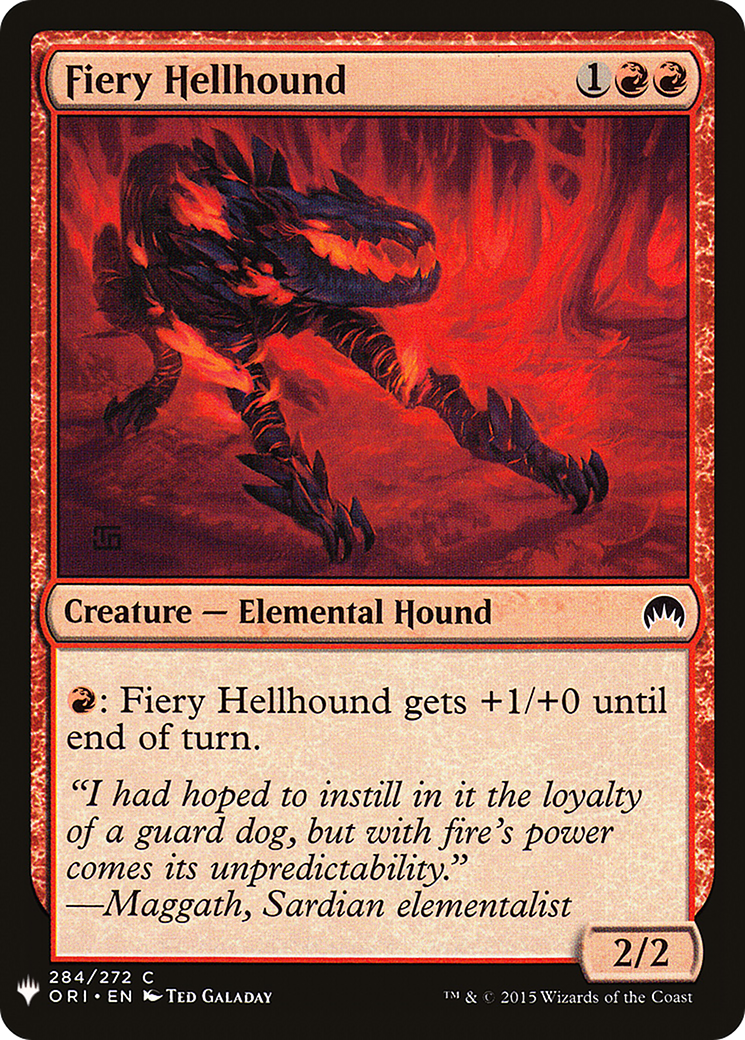 Fiery Hellhound (284) - The List