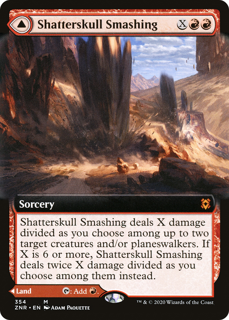 Shatterskull Smashing (Extended Art) (354) Foil - Zendikar Rising