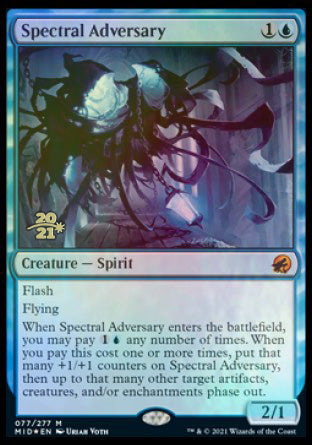 Spectral Adversary [Innistrad: Midnight Hunt Prerelease Promos] | Silver Goblin