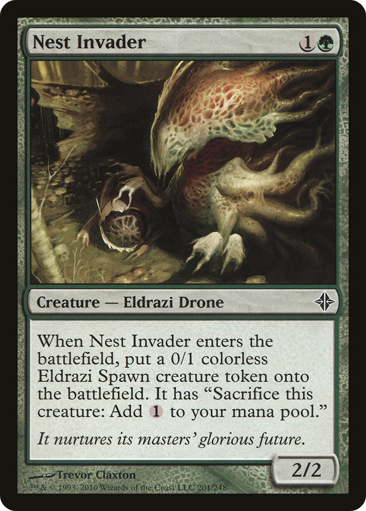 Nest Invader (201) Foil - Rise of the Eldrazi