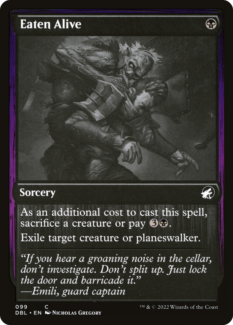 Eaten Alive (099) Foil - Innistrad: Double Feature