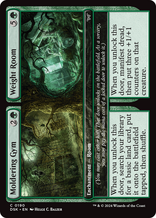 Moldering Gym // Weight Room [Duskmourn: House of Horror] Foil