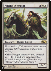 Knight Exemplar (Magic 2011) [The List] | Silver Goblin