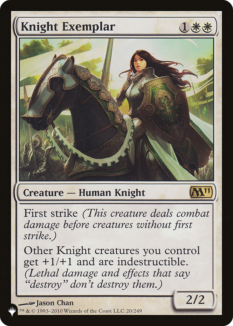 Knight Exemplar (Magic 2011) [The List] | Silver Goblin