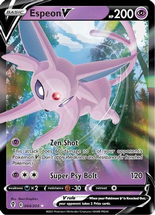 Espeon V (64) Holofoil - Evolving Skies