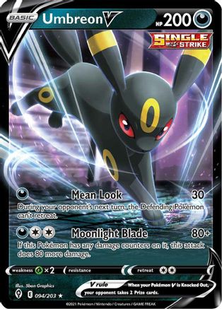 Umbreon V (94) Holofoil - Evolving Skies