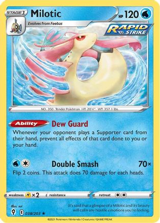 Milotic (38) - SWSH07 Evolving Skies