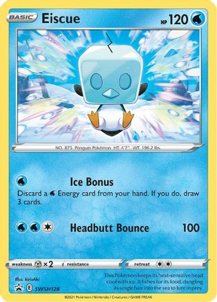 Eiscue - SWSH128 (SWSH128) Holofoil - SWSH Sword & Shield Promo Cards